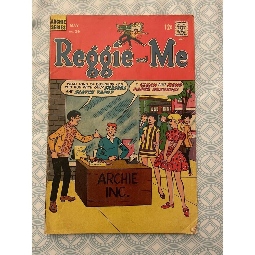 REGGIE & ME #29 1968 ARCHIE COMICS SILVER AGE COMIC BOOK - Fair Condition